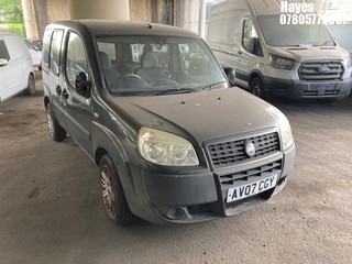 Location:  Hayes - 2007 FIAT DOBLO ACTIVE MPV REG: AV07CGY, Keys: No, MOT Expiry date: 23/07/2025, 1368 Petrol, 5 Speed Manual Petrol, Former Keepers: 6