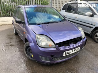 Location:  Hayes - 2007 FORD FIESTA STYLE 3 Door Hatchback REG: EK57KCA, Keys: No, MOT Expiry date: 05/11/2025, 1242 Petrol, 5 Speed Manual Petrol, Former Keepers: 3
