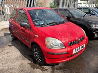 Location:  Hayes - 2000 TOYOTA YARIS GLS AUTO 3 Door Hatchback REG: X166WAB, Keys: No, MOT Expiry date: 07/03/2025, 1299 Petrol, 4 Speed Auto Petrol, Former Keepers: 7