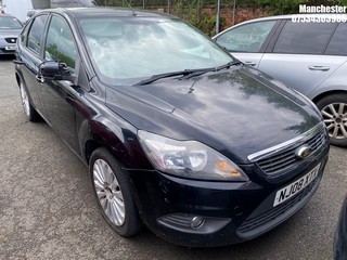 Location: Manchester - 2008 FORD FOCUS ZETEC 100 5 Door Hatchback REG: NJ08XTX, 1596 Petrol, 5 Speed Manual Petrol, Former Keepers: 10, Keys: No, MOT Expiry date: 27/09/2024