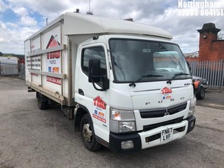 Location: Nottingham - 2017 MITSUBISHI CANTER 3C15 38 AUTO BOX VAN REG: FN67LVF, 2998cc DIESEL, 6 SPEED AUTO DIESEL, Former Keepers: 1, Keys: Yes, MOT Expiry date: 13/11/2025