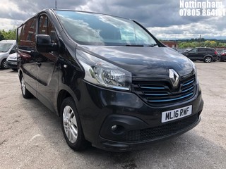 Location: Nottingham - 2016 RENAULT  TRAFIC SL27 SPORT ENERGY PANEL VAN REG: ML16RWF, 1598cc DIESEL, 6 SPEED MANUAL DIESEL, Former Keepers: 3, Keys: No, MOT Expiry date: 28/11/2025