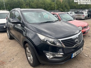 Location: North Woolwich - 2011 KIA SPORTAGE 2 CRDI Estate REG: LS11EXL, Keys: No, MOT Expiry date: 29/06/2025, 1685 Diesel, 6 Speed Manual Diesel, Former Keepers: 5