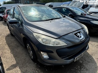 Location: North Woolwich - 2009 PEUGEOT 308 S 120 5 Door Hatchback REG: KV09JUY, Keys: No, MOT Expiry date: 02/12/2025, 1598 Petrol, 5 Speed Manual Petrol, Former Keepers: 4