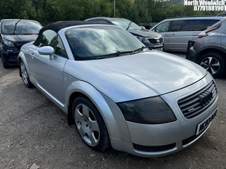 Location: North Woolwich - 2003 AUDI TT ROADSTER (150 BHP) Convertible REG: NC03DLN, Keys: No, MOT Expiry date: 28/07/2025, 1781 Petrol, 5 Speed Manual Petrol, Former Keepers: 8