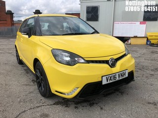 Location: Nottingham - 2016 MG  3 STYLE VTI-TECH 5 DOOR HATCHBACK REG: VX16VKH, 1498cc PETROL, 5 SPEED MANUAL PETROL, Former Keepers: 2, Keys: Yes, MOT Expiry date: 22/12/2025