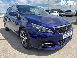 Location: Belvedere - 2019 PEUGEOT  308 TECH EDITION PTECH S/ 	 5 Door Hatchback REG: KV19SES, 1200cc BLUE , 8 Speed Auto Petrol , Former Keepers: 1, Keys: Yes, MOT Expiry date: 05.09.2025