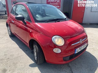 Location: Belvedere - 2010 FIAT 500 C POP CONVERTIBLE REG: LP10OOG, 1242cc PETROL, 5 SPEED MANUAL PETROL, Former Keepers: 1, Keys: Yes, MOT Expiry date: 25.09.2025