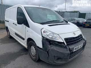 Location: Belvedere - 2016 PEUGEOT EXPERT 1200 L2H1 HDI PANEL VAN  REG: MA66AEX, 1560cc DIESEL, 5 SPEED MANUAL DIESEL, Former Keepers: 3, Keys: Yes, MOT Expiry date: 04.04.2025