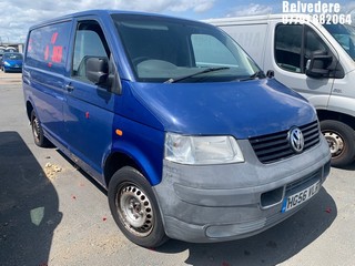 Location: Belvedere - 2006 VOLKSWAGEN TR-PORTER T28 102 TDI SWB Panel Van REG: HG56VLR, Keys: No, MOT Expiry date: 10/04/2026, 1896 Diesel, 5 Speed Manual Diesel, Former Keepers: 7