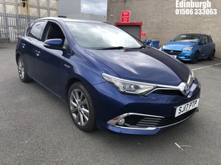 Location: Edinburgh-2017  TOYOTA  AURIS EXCL TSS HYBRD VVT-5 Door Hatchback REG:SJ17PTP, 1798cc Hybrid Electric,Variable 1 Speed Auto Petrol/E,Former Keepers:1, Keys:Yes,MOT Expiry date:28/01/2026