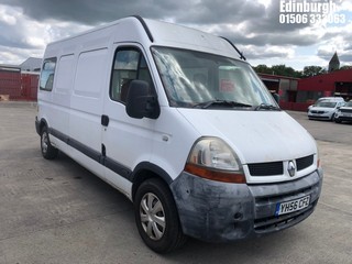 Location: Edinburgh - 2006  RENAULT  MASTER LM35 DCI 120 LWB  Panel Van  REG: YH56CFZ, 2463cc Diesel , 6 Speed Manual Diesel, Former Keepers: 5, Keys: Yes, MOT Expiry date: 28/06/2025