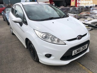 Location: Edinburgh - 2011 FORD FIESTA ZETEC S TDCI 3 Door Hatchback REG: LN61ZRK, Keys: No, MOT Expiry date: 20/09/2024, 1560 Diesel, 5 Speed Manual Diesel, Former Keepers: 3