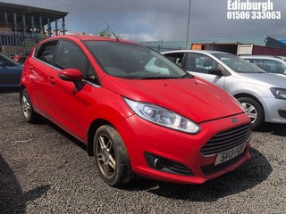 Location: Edinburgh - 2013 FORD FIESTA ZETEC TDCI 5 Door Hatchback REG: SV13PZR, Keys: No, MOT Expiry date: 25/10/2024, 1499 Diesel, 5 Speed Manual Diesel, Former Keepers: 3