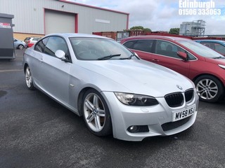 Location: Edinburgh - 2008 BMW 320D M SPORT Coupe REG: MV58NSJ, Keys: No, MOT Expiry date: 16/08/2024, 1995 Diesel, 6 Speed Manual Diesel, Former Keepers: 11