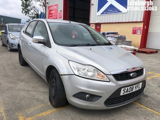 Location: Edinburgh - 2008 FORD FOCUS STYLE TD 115 5 Door Hatchback REG: SA08YFL, Keys: No, MOT Expiry date: 22/10/2024, 1753 Diesel, 5 Speed Manual Diesel, Former Keepers: 3