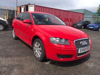 Location: Edinburgh - 2008 AUDI A3 SPECIAL EDITION 3 Door Hatchback REG: SV58SFE, Keys: No, MOT Expiry date: 17/10/2024, 1595 Petrol, 5 Speed Manual Petrol, Former Keepers: 3