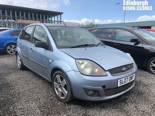 Location: Edinburgh - 2007 FORD FIESTA ZETEC CLIMATE 5 Door Hatchback REG: SL07OWP, Keys: No, MOT Expiry date: 07/11/2023, 1242 Petrol, 5 Speed Manual Petrol, Former Keepers: 10