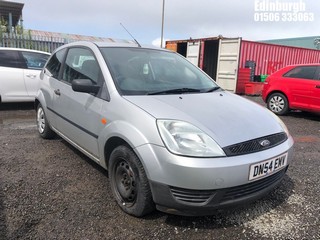 Location: Edinburgh - 2004 FORD FIESTA LX 3 Door Hatchback REG: DN54EMV, Keys: No, MOT Expiry date: 28/03/2025, 1242 Petrol, 5 Speed Manual Petrol, Former Keepers: 5
