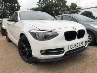 Location: Mitcham - 2013 BMW 116I SPORT 3 Door Hatchback REG: CU63LFY, Keys: No, MOT Expiry date: 18/10/2024, 1598 Petrol, 6 Speed Manual Petrol, Former Keepers: 7