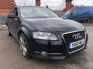 Location: Nottingham - 2010 AUDI A3 SPORT TDI 138 S-A 5 Door Hatchback REG: YA10MKJ, Keys: No, MOT Expiry date: 21/04/2025, 1968 Diesel, 6 Speed Semi Auto Diesel, Former Keepers: 8