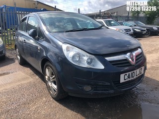 Location: Mitcham - 2010 VAUXHALL CORSA SE CDTI 5 Door Hatchback REG: CA10LJZ, Keys: No, MOT Expiry date: 28/11/2025, 1248 Diesel, 6 Speed Manual Diesel, Former Keepers: 11