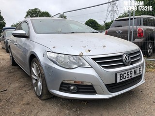 Location: Mitcham - 2010 VOLKSWAGEN PASSAT GT CC TDI 140 DSG Coupe REG: BG59MLE, Keys: No, MOT Expiry date: 08/10/2025, 1968 Diesel, 6 Speed Semi Auto Diesel, Former Keepers: 7