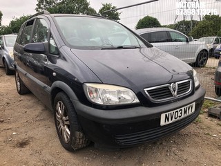 Location: Mitcham - 2003 VAUXHALL ZAFIRA DESIGN 16V AUTO MPV REG: NV03MYY, Keys: No, MOT Expiry date: 03/05/2025, 1796 Petrol, 4 Speed Auto Petrol, Former Keepers: 5