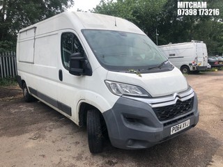 Location: Mitcham - 2014 CITROEN RELAY 35 L3H2 ENTERPRISE Panel Van REG: PO64XVJ, Keys: No, MOT Expiry date: 12/05/2025, 2198 Diesel, 6 Speed Manual Diesel, Former Keepers: 6