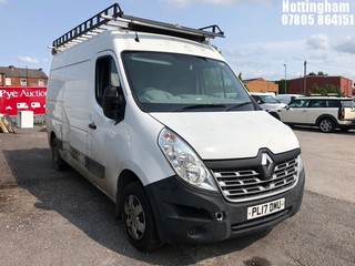 Location: Nottingham - 2017 RENAULT MASTER MM35 BUSINESS + DC Panel Van REG: PL17DMU, Keys: No, MOT Expiry date: 17/12/2025, 02298 Diesel, 6 Speed Manual Diesel, Former Keepers: 6