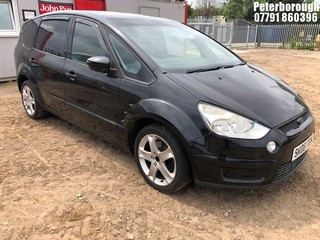 Location: Peterborough - 2008 FORD S-MAX ZETEC TDCI 6G MPV REG: SK08TGN, Keys: No, MOT Expiry date: 02/10/2024, 1753 Diesel, 6 Speed Manual Diesel, Former Keepers: 10
