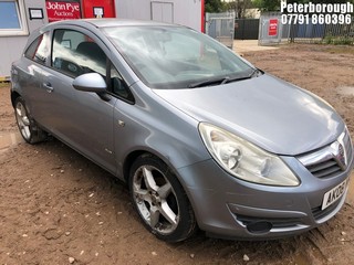 Location: Peterborough - 2008 VAUXHALL CORSA CLUB A/C 3 Door Hatchback REG: AK08NWU, Keys: No, MOT Expiry date: 08/12/2024, 1229 Petrol, 5 Speed Manual Petrol, Former Keepers: 6