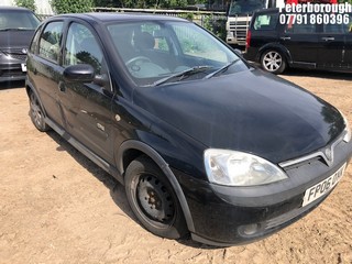 Location: Peterborough - 2006 VAUXHALL CORSA SXI 5 Door Hatchback REG: FP06OYK, Keys: No, MOT Expiry date: 30/05/2025, 1229 Petrol, 5 Speed Manual Petrol, Former Keepers: 8