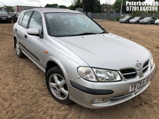 Location: Peterborough - 2001 NISSAN ALMERA SPORT 5 Door Hatchback REG: Y879EJO, Keys: No, MOT Expiry date: 21/04/2025, 1769 Petrol, 5 Speed Manual Petrol, Former Keepers: 6