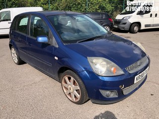 Location: Brentwood - 2008 FORD FIESTA ZETEC BLUE 5 Door Hatchback REG: KR58FXA, Keys: No, MOT Expiry date: 15/11/2024, 1388 Petrol, 5 Speed Manual Petrol, Former Keepers: 4