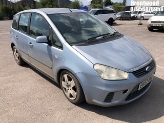 Location: Brentwood - 2007 FORD C-MAX STYLE TD 115 MPV REG: EK57NVU, Keys: No, MOT Expiry date: 25.04.2025, 1753 Diesel, 5 Speed Manual Diesel, Former Keepers: 3