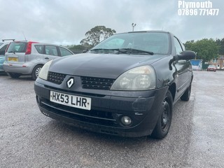 Location: Plymouth - 2003 RENAULT CLIO EXTREME 2 16V 3 Door Hatchback REG: HX53LHR, Keys: No, MOT Expiry date: 04/08/2025, 1149 Petrol, 5 Speed Manual Petrol, Former Keepers: 5