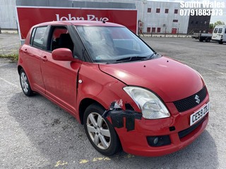 Location: South Wales - 2009 SUZUKI SWIFT GLX 5 Door Hatchback REG: CE59ZBJ, Keys: No, MOT Expiry date: 15/02/2025, 1328 Petrol, 5 Speed Manual Petrol, Former Keepers: 2