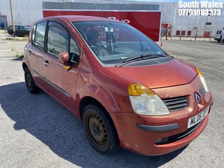 Location: South Wales - 2006 RENAULT MODUS DYNAMIQUE 16V AUTO 5 Door Hatchback REG: ML06DPY, Keys: No, MOT Expiry date: 15/02/2026, 1598 Petrol, 4 Speed Auto Petrol, Former Keepers: 5