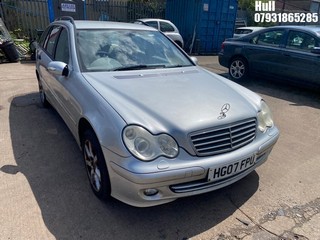 Location: Hull - 2007 MERCEDES C180 KOMP. CLASSIC SE AUT Estate REG: HG07FPU, Keys: No, MOT Expiry date: 17/05/2025, 1796 Petrol, 5 Speed Auto Petrol, Former Keepers: 6