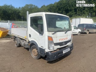 Location: Leeds - 2008 NISSAN CABSTAR 34.11 S/C SWB Pick-up REG: YD58WUX, Keys: No, MOT Expiry date: 31-07-2024, 2488 Diesel, 5 Speed Manual Diesel, Former Keepers: 9