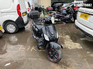 Location:  Hayes - 2019 SYM FIDDLE III 50 E4 Motorcycle REG: HV69PUU, Keys: No, MOT Expiry date: 21/12/2023, 49 Petrol, AUTOMATIC, Former Keepers: 5