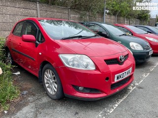 Location: Manchester - 2007 TOYOTA AURIS T3 D-4D S-A 5 Door Hatchback REG: WK07HVL, 1364 Diesel, AUTOMATIC , Former Keepers: 7, Keys: No, MOT Expiry date: 09/01/2025