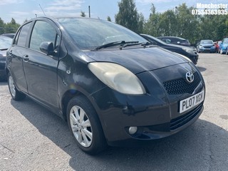 Location: Manchester - 2007 TOYOTA YARIS T3 5 Door Hatchback REG: PL07XGM, 1296 Petrol, 5 Speed Manual Petrol, Former Keepers: 12, Keys: No, MOT Expiry date: 12/01/2026