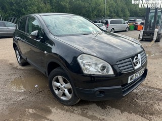 Location: North Woolwich - 2007 NISSAN QASHQAI ACENTA 2WD 5 Door Hatchback REG: ML57WLO, Keys: No, MOT Expiry date: 05/12/2024, 1598 Petrol, 5 Speed Manual Petrol, Former Keepers: 6