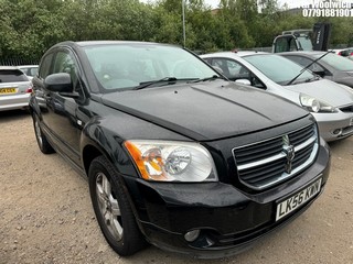 Location: North Woolwich - 2006 DODGE (USA) CALIBER SXT 5 Door Hatchback REG: LK56KWN, Keys: No, MOT Expiry date: 13/06/2025, 1798 Petrol, 5 Speed Manual Petrol, Former Keepers: 7