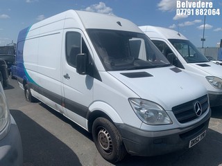 Location: BELVEDERE - 2012 MERCEDES-BENZ SPRINTER 313 CDI 	 PANEL VAN REG: DK62YPR, 2143cc DIESEL, 6 SPEED MANUAL DIESEL, Former Keepers: 5, Keys: No, MOT: Expiry date25/09/2025