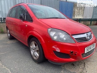 Location: Belvedere - 2014 VAUXHALL ZAFIRA EXCLUSIV MPV REG: SE14XTB, Keys: No, MOT Expiry date: 05/11/2024, 1796 Petrol, 5 Speed Manual Petrol, Former Keepers: 7