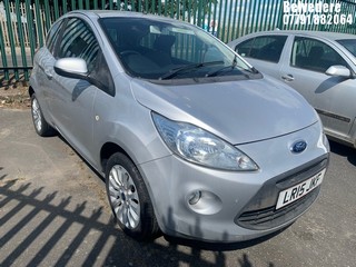 Location: Belvedere - 2015 FORD KA ZETEC 3 Door Hatchback REG: LR15JKF, Keys: No, MOT Expiry date: 13/11/2023, 1242 Petrol, 5 Speed Manual Petrol, Former Keepers: 3