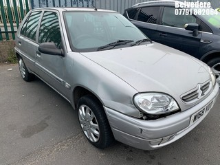 Location: Belvedere - 2000 CITROEN SAXO 1.1I DESIRE 5 Door Hatchback REG: W168VOT, Keys: No, MOT Expiry date: 02.08.2025, 1124 Petrol, 5 Speed Manual Petrol, Former Keepers: 9